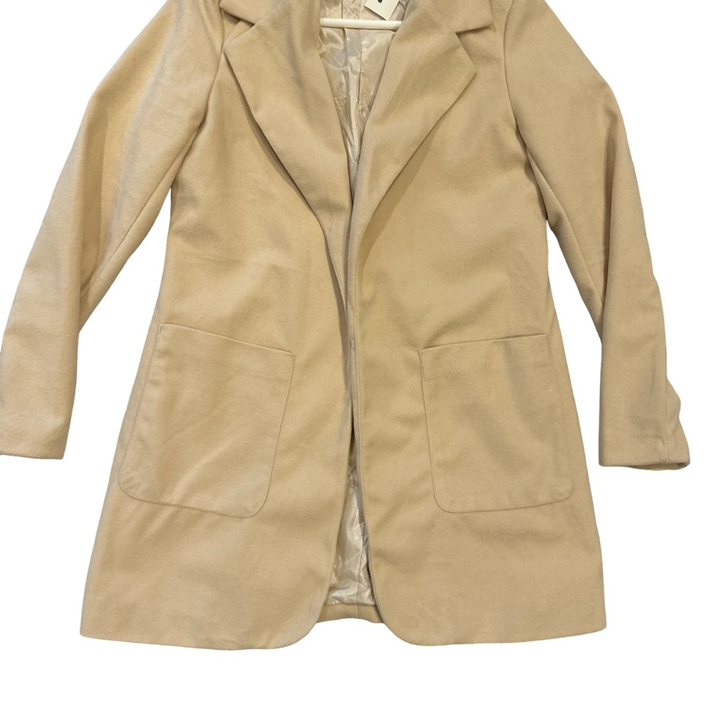 CBR Women's Cream Blazer Coat